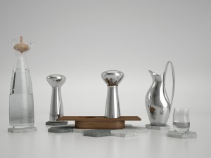 georg jensen set Modello 3D