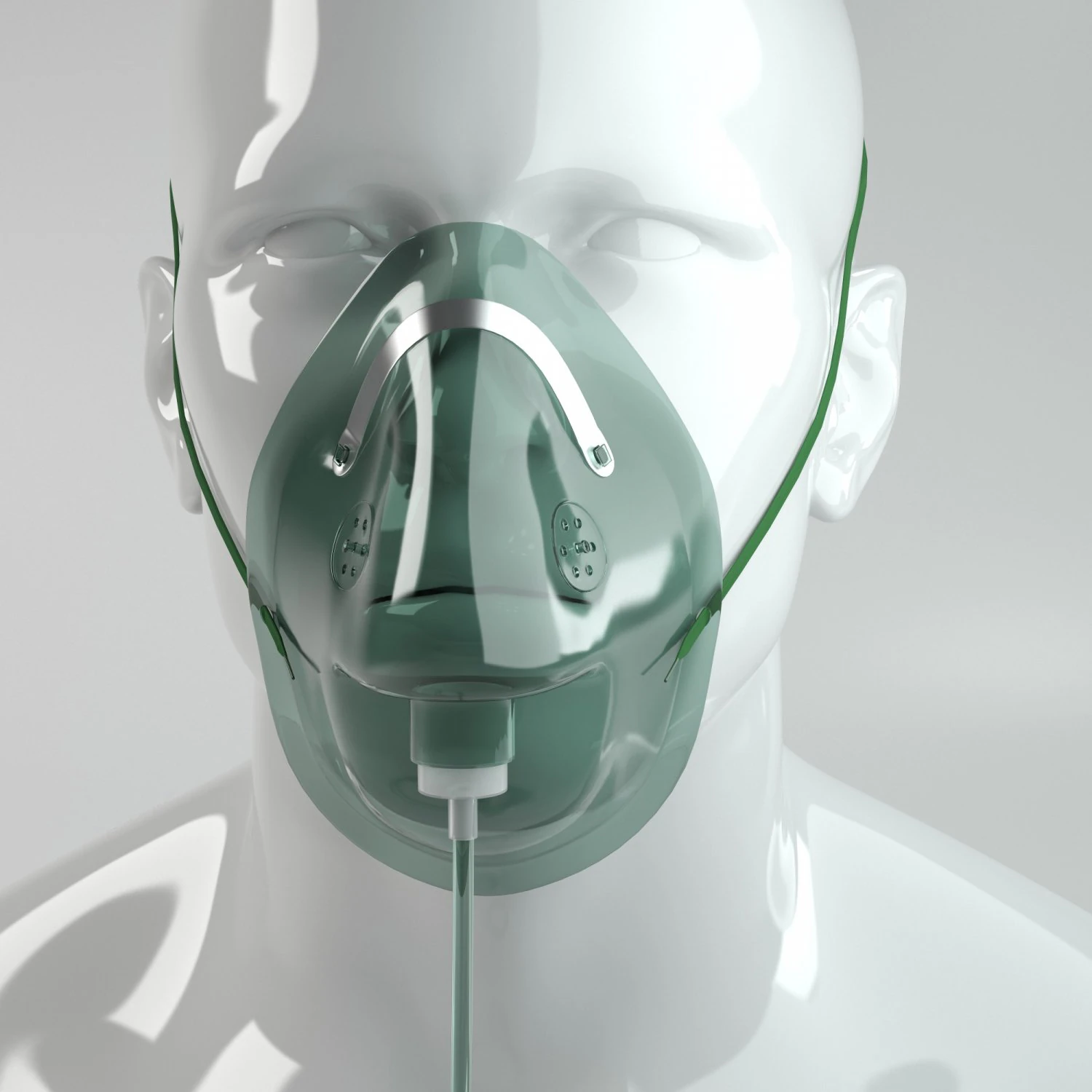 Oxygen mask 3D Model .c4d .max .obj .3ds .fbx .stl .blend 