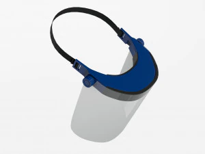 Protective visor virus 3D Model