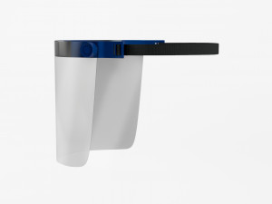 Protective visor virus 3D-Modell