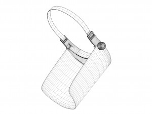 Protective visor virus 3D-Modell