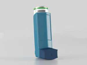 Asthma inhaler 3D Model