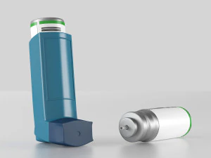 Asthma inhaler 3D Model