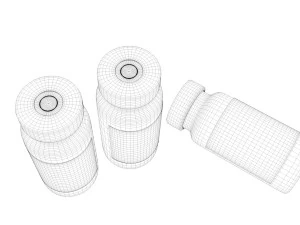 Vaccine Covid 3D Model