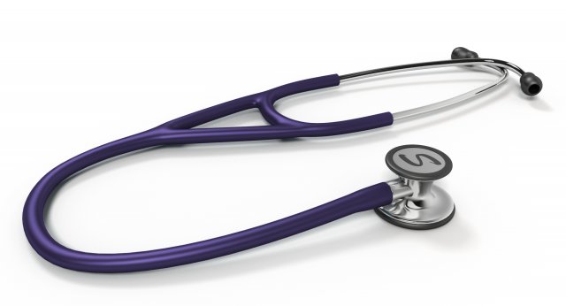 Stethoscope 3D 모델 .c4d .max .obj .3ds .fbx .stl .blend 