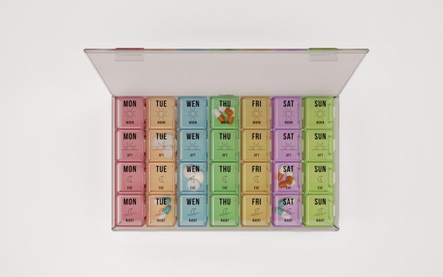 Pillbox 3D 模型 .c4d .max .obj .3ds .fbx .stl .blend 