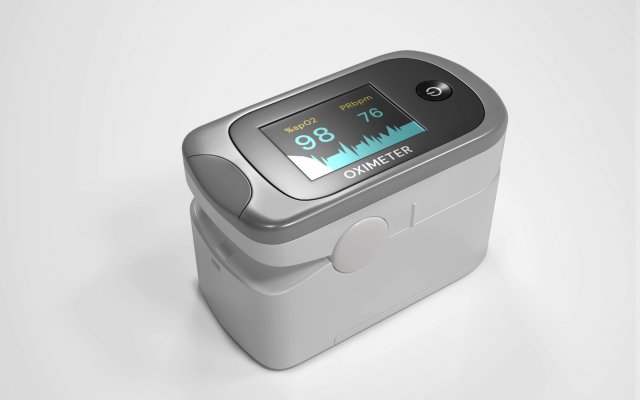 Pulse oximeter 3D Модель .c4d .max .obj .3ds .fbx .stl .blend 