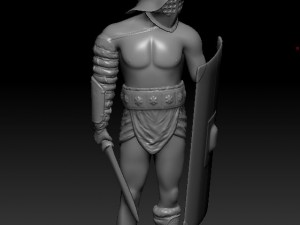 the printable model gladiator 3D Print Model