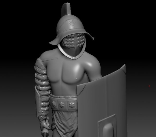 Download the printable model gladiator 3D Model