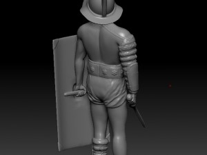 the printable model gladiator Modelo de impresión 3D