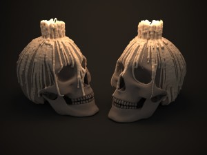 skull candle 3D Model