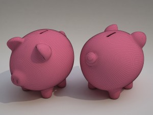piggy bank 3D 모델