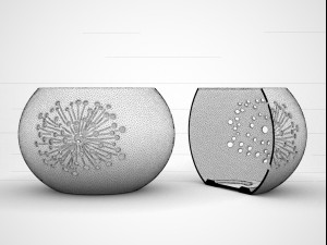 ceramic candle holder 2 Modèle 3D