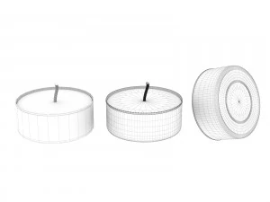 ceramic candle holder 2 3D Model