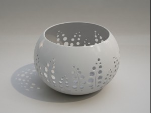 ceramic candle holder pack Modèle 3D