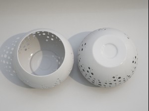 ceramic candle holder pack Modèle 3D