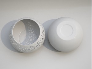 ceramic candle holder pack Modèle 3D