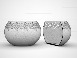 ceramic candle holder pack Modèle 3D