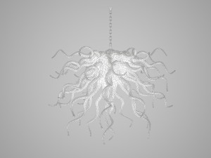 chandelier glass blown 3D Model
