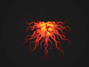 chandelier glass blown 3D Model
