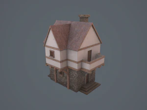 medieval house 3D Model