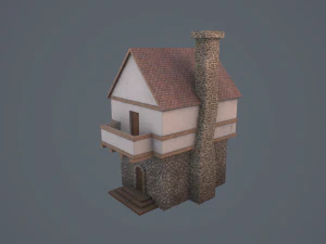 medieval house 3D Model