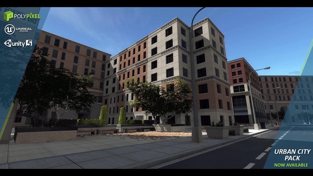 urban city 3D Model .c4d .max .obj .3ds .fbx .stl .blend