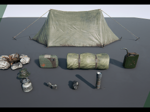 survival prop pack Modelo 3D