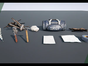 survival prop pack 3D Model