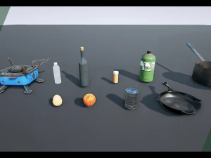 survival prop pack 3D Model