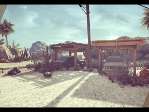 desert town Model 3D