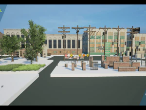 industrial city 3D Model