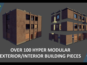 industrial city 3D Модель