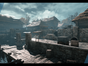 medieval docks Modello 3D