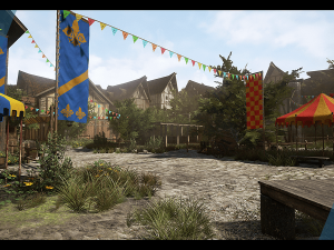medieval village Modelo 3D