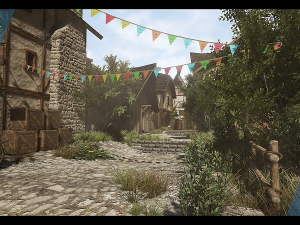 medieval village Modelo 3D