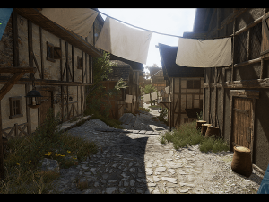 medieval village Modelo 3D
