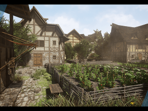 medieval village Modelo 3D