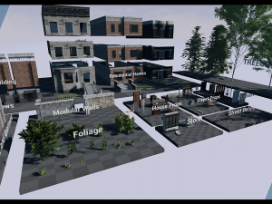 post apocalyptic world 3D Model