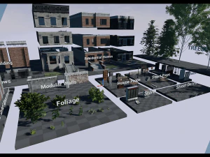 post apocalyptic world 3D Model