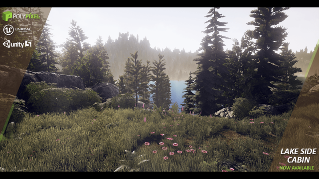 lakeside cabin Modèle 3D .c4d .max .obj .3ds .fbx .stl .blend 
