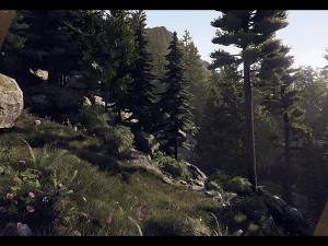 caba&ntilde;a junto al lago Modelo 3D