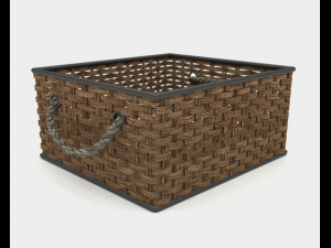 wicker basket 3D Модель