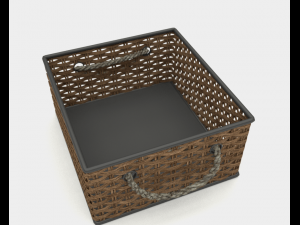 wicker basket 3D Модель