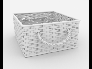 wicker basket 3D Модель
