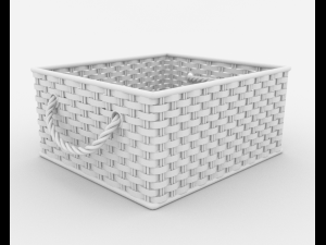wicker basket 3D Модель