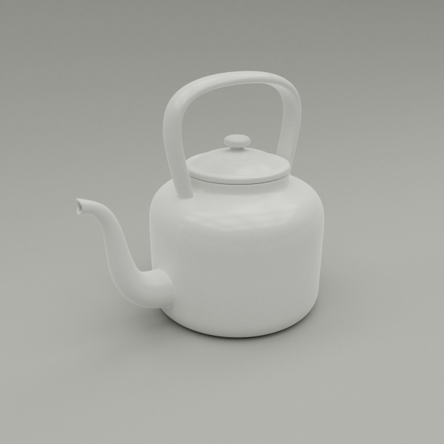 kettle 3D Model .c4d .max .obj .3ds .fbx .stl .blend 