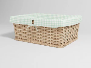 विकर टोकरी 3D मॉडल