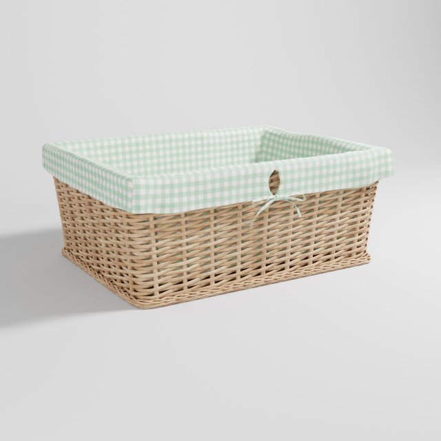 wicker basket 3D मॉडल .c4d .max .obj .3ds .fbx .stl .blend 