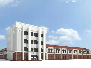 building in tashkent 3D Model